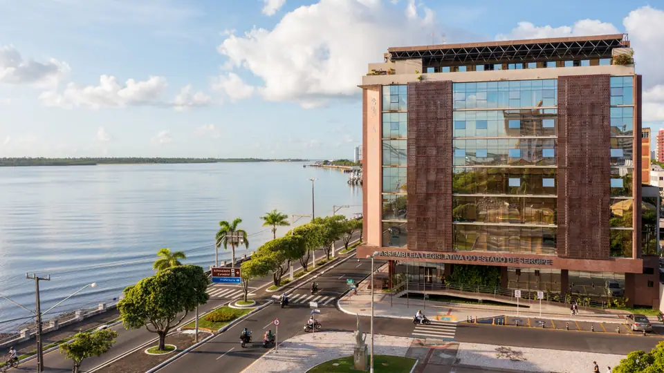 Vista aérea do centro histórico de Aracaju