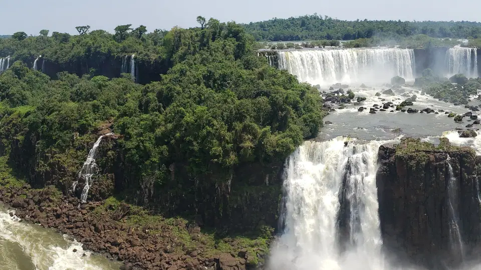 Cataratas do Iguaçu vistas do lado brasileiro
