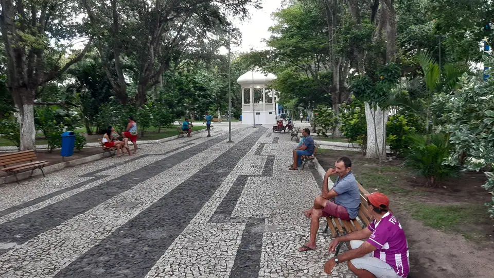 Via urbana em Itabaiana, em Sergipe