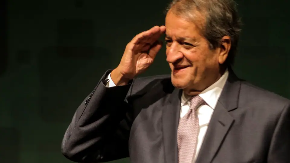Presidente nacional do Partido Liberal, Valdemar Costa Neto, fala com a imprensa em Brasília