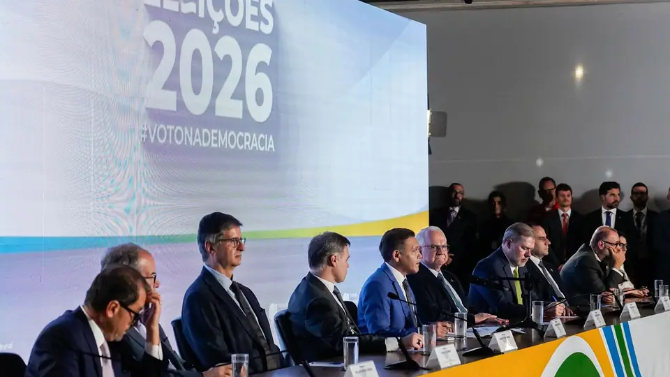 Presidente do TSE, Kassio Nunes Marques, durante entrevista coletiva sobre a apuração das eleições